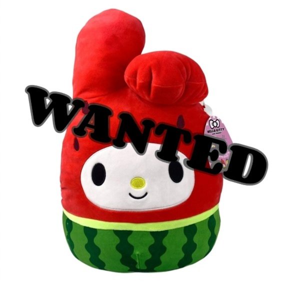 LOOKING FOR MY MELODY WATERMELON SQUISHMALLOW! - Picture 1 of 1